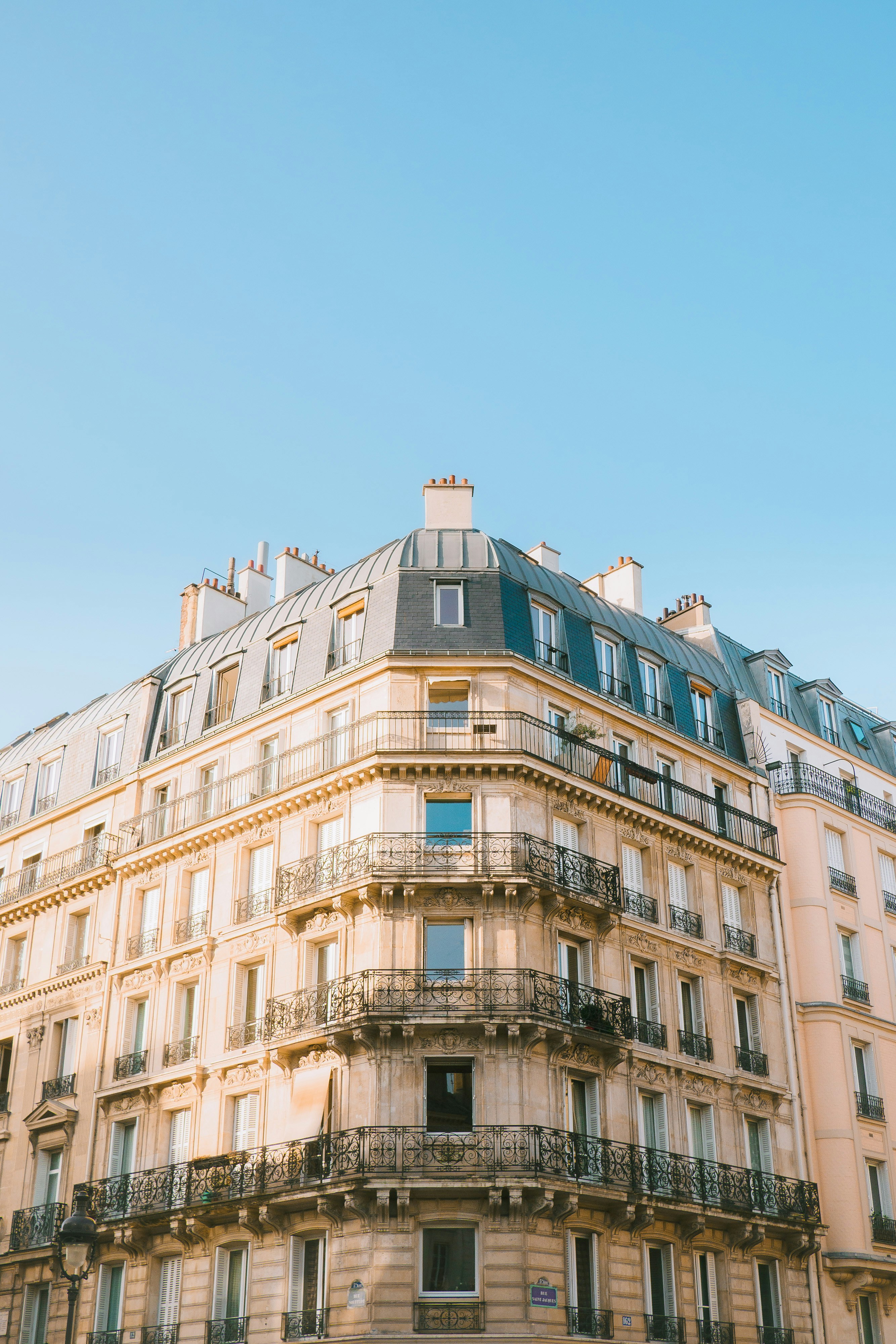 Classic Parisian Haussmann building